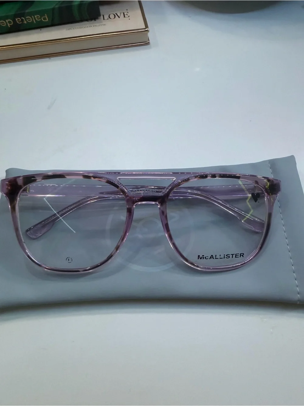 McAllister Women's Translucent Purple Fashion Glasses